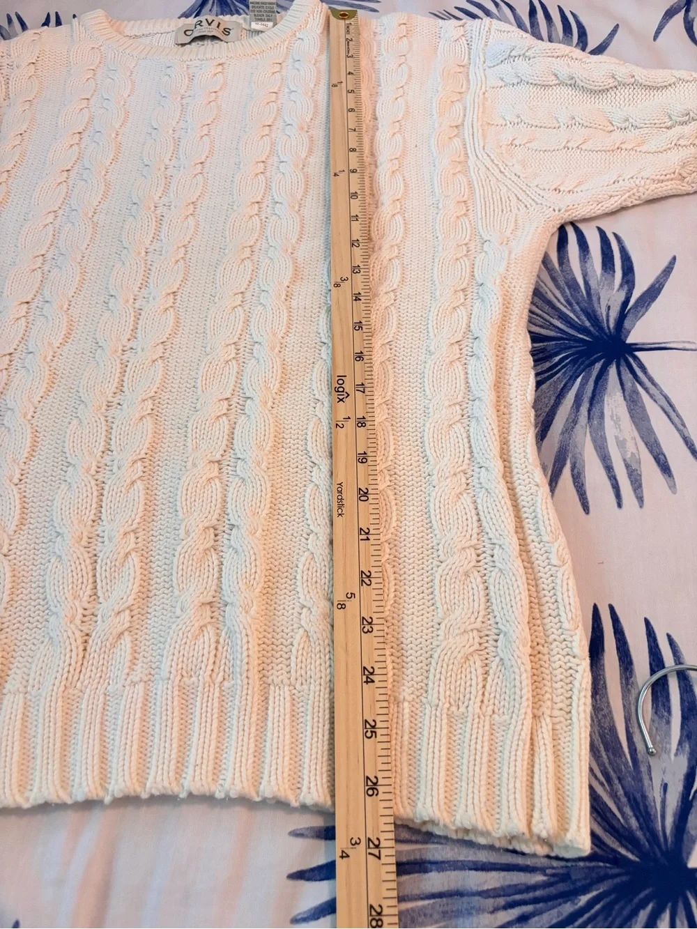 Orvis cable knit